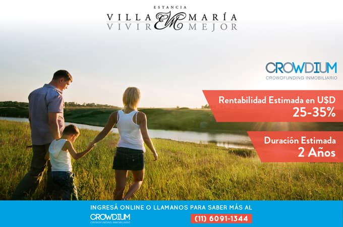 Estancia Villa María, una excelente opción de inversión a corto plazo