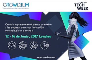 Crowdium presente en el London Tech Week 2017